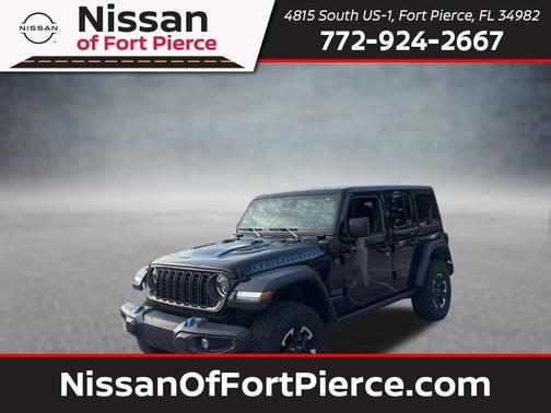 Black Clearcoat 2024 Jeep Wrangler 4xe Rubicon