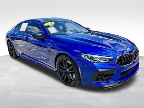 Marina Bay Blue Metallic 2022 BMW M8 Gran Coupe Competition