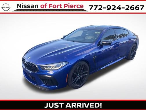 Marina Bay Blue Metallic 2022 BMW M8 Gran Coupe Competition
