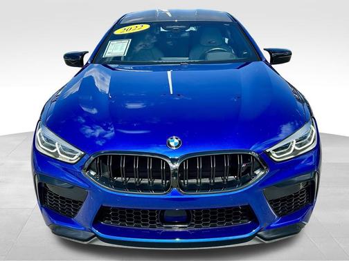 Marina Bay Blue Metallic 2022 BMW M8 Gran Coupe Competition