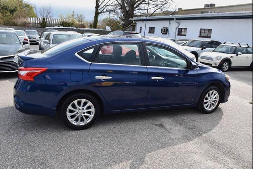 Blue 2017 Nissan Sentra SV