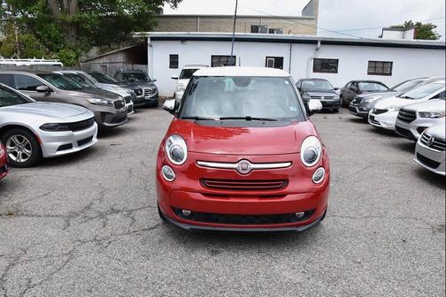 Red 2014 FIAT 500 Lounge