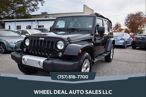 Black Clearcoat 2014 Jeep Wrangler Unlimited Sahara