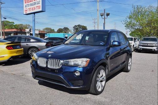 Deep Sea Blue Metallic 2016 BMW X3 xDrive28i