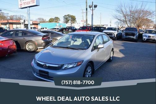 Silver 2012 Honda Civic LX