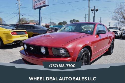 Red 2008 Ford Mustang GT Premium