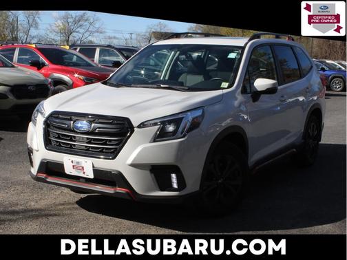 Crystal White Pearl 2023 Subaru Forester Sport