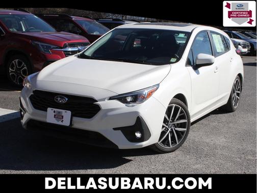 Crystal White Pearl 2024 Subaru Impreza Sport
