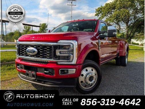 Rapid Red Metallic Tinted Clearcoat 2023 Ford F-450 Platinum Truck