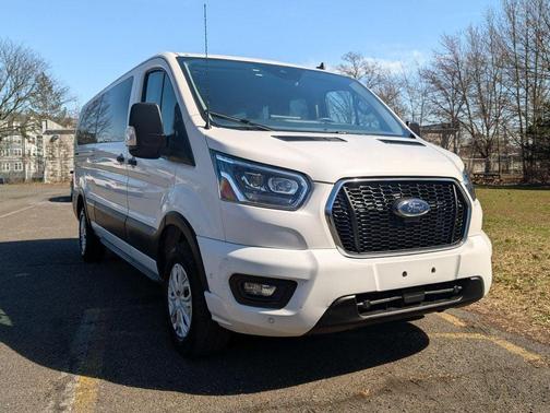 Gray 2023 Ford Transit-350 XLT