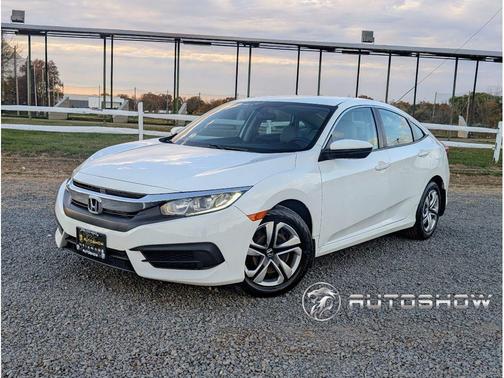 Taffeta White 2017 Honda Civic LX Sedan