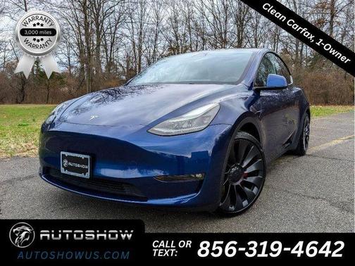 Deep Blue Metallic 2023 Tesla Model Y Performance