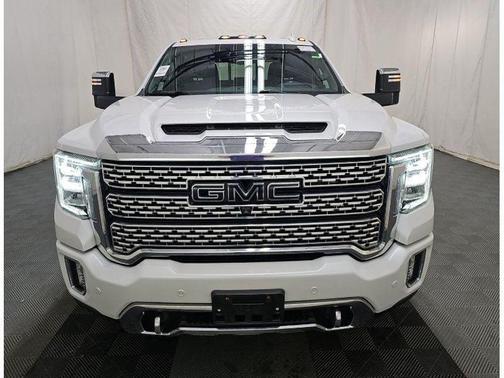 White Frost Tri-Coat 2020 GMC Sierra 3500 Denali