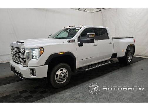 White Frost Tri-Coat 2020 GMC Sierra 3500 Denali