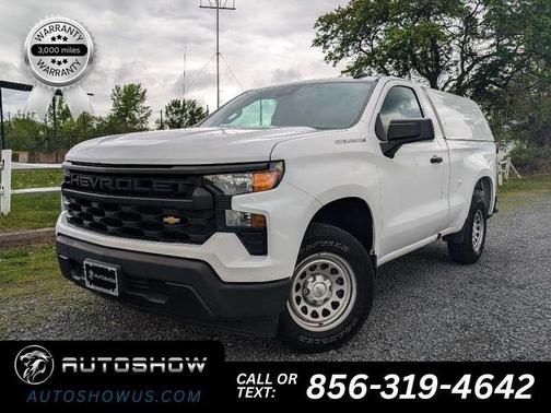 Summit White 2023 Chevrolet Silverado 1500 WT Truck
