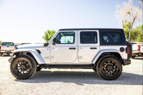 Silver Zynith Clearcoat 2023 Jeep Wrangler 4xe Sahara High Altitude
