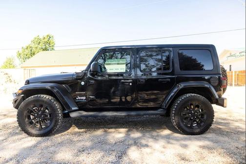 Black Clearcoat 2023 Jeep Wrangler 4xe Sahara