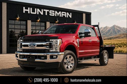 Ruby Red Metallic Tinted Clearcoat/Stone Gray 2019 Ford F-350
