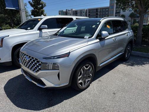 Shimmering Silver 2023 Hyundai SANTA FE Limited