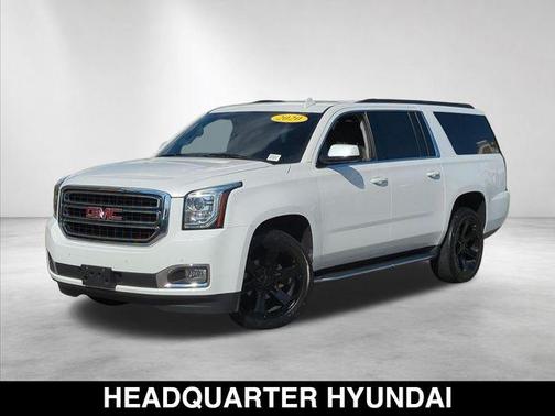 White Frost Tricoat 2020 GMC Yukon XL SLT