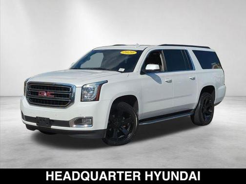 White Frost Tricoat 2020 GMC Yukon XL SLT