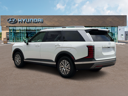 Creamy White Pearl 2027 Hyundai SANTA FE HEV SEL Premium