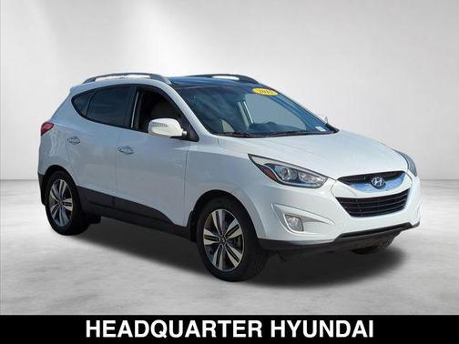 Winter White Solid 2015 Hyundai TUCSON Limited