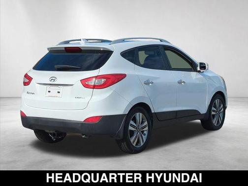 Winter White Solid 2015 Hyundai TUCSON Limited