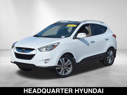 Winter White Solid 2015 Hyundai TUCSON Limited