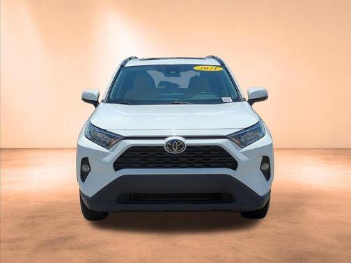 Super White 2021 Toyota RAV4 XLE