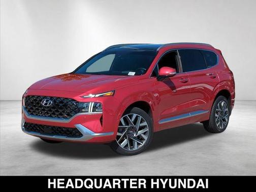Calypso Red 2022 Hyundai SANTA FE Calligraphy
