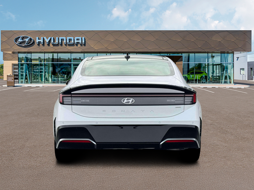 Serenity White 2026 Hyundai SONATA Hybrid Limited