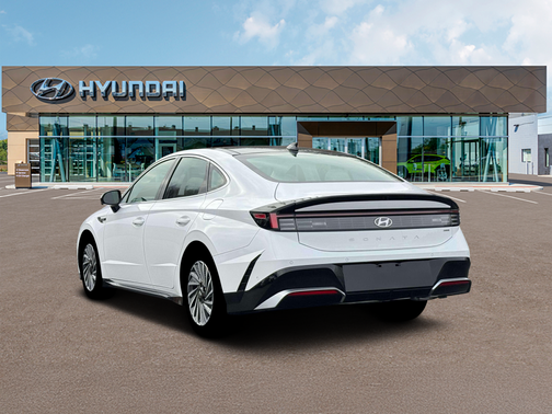 Serenity White 2026 Hyundai SONATA Hybrid Limited