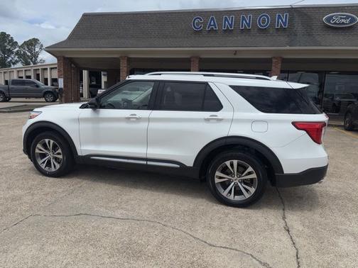 STAR WHITE MET TRI-COAT 2020 Ford Explorer PLATINUM