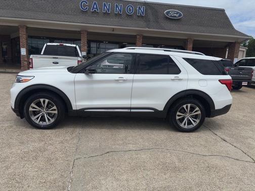 STAR WHITE MET TRI-COAT 2020 Ford Explorer PLATINUM