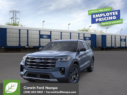 Vapor Blue Metallic 2026 Ford Explorer Active