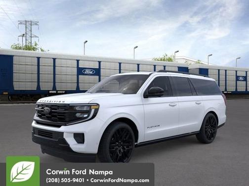 Star White Metallic Tri-Coat 2026 Ford Expedition Max Platinum