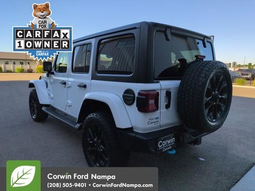 Bright White Clearcoat 2022 Jeep Wrangler Unlimited 4xe Unlimited Sahara