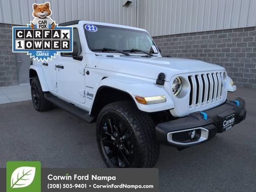 Bright White Clearcoat 2022 Jeep Wrangler Unlimited 4xe Unlimited Sahara