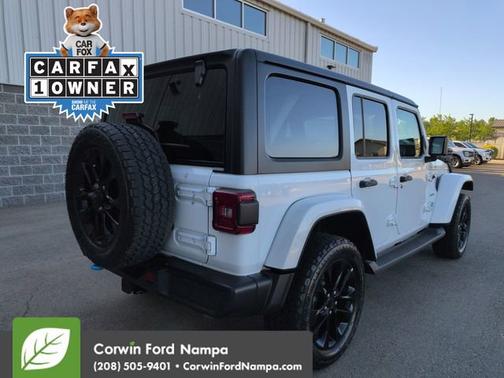 Bright White Clearcoat 2022 Jeep Wrangler Unlimited 4xe Unlimited Sahara