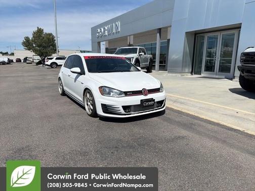 White 2017 Volkswagen Golf GTI S 4-Door