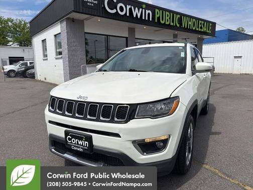 White Clearcoat 2019 Jeep Compass Limited