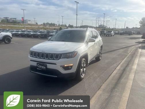 White Clearcoat 2019 Jeep Compass Limited