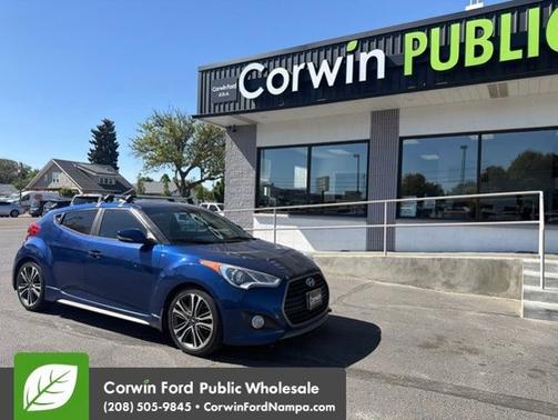 Pacific Blue 2016 Hyundai Veloster Turbo