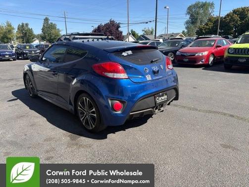 Pacific Blue 2016 Hyundai Veloster Turbo