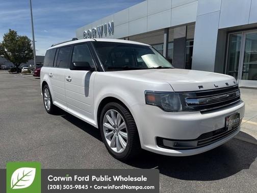 White Platinum Clearcoat Metallic 2014 Ford Flex SEL
