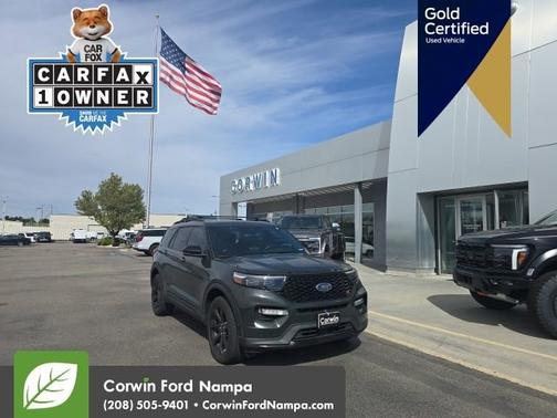 Forged Green Metallic 2022 Ford Explorer ST