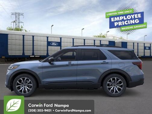 Vapor Blue Metallic 2026 Ford Explorer ST-Line