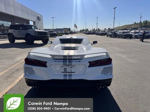 Arctic White 2023 Chevrolet Corvette 3LT