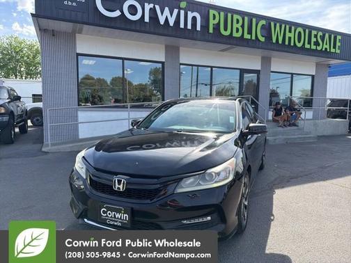 Black 2016 Honda Accord EX-L